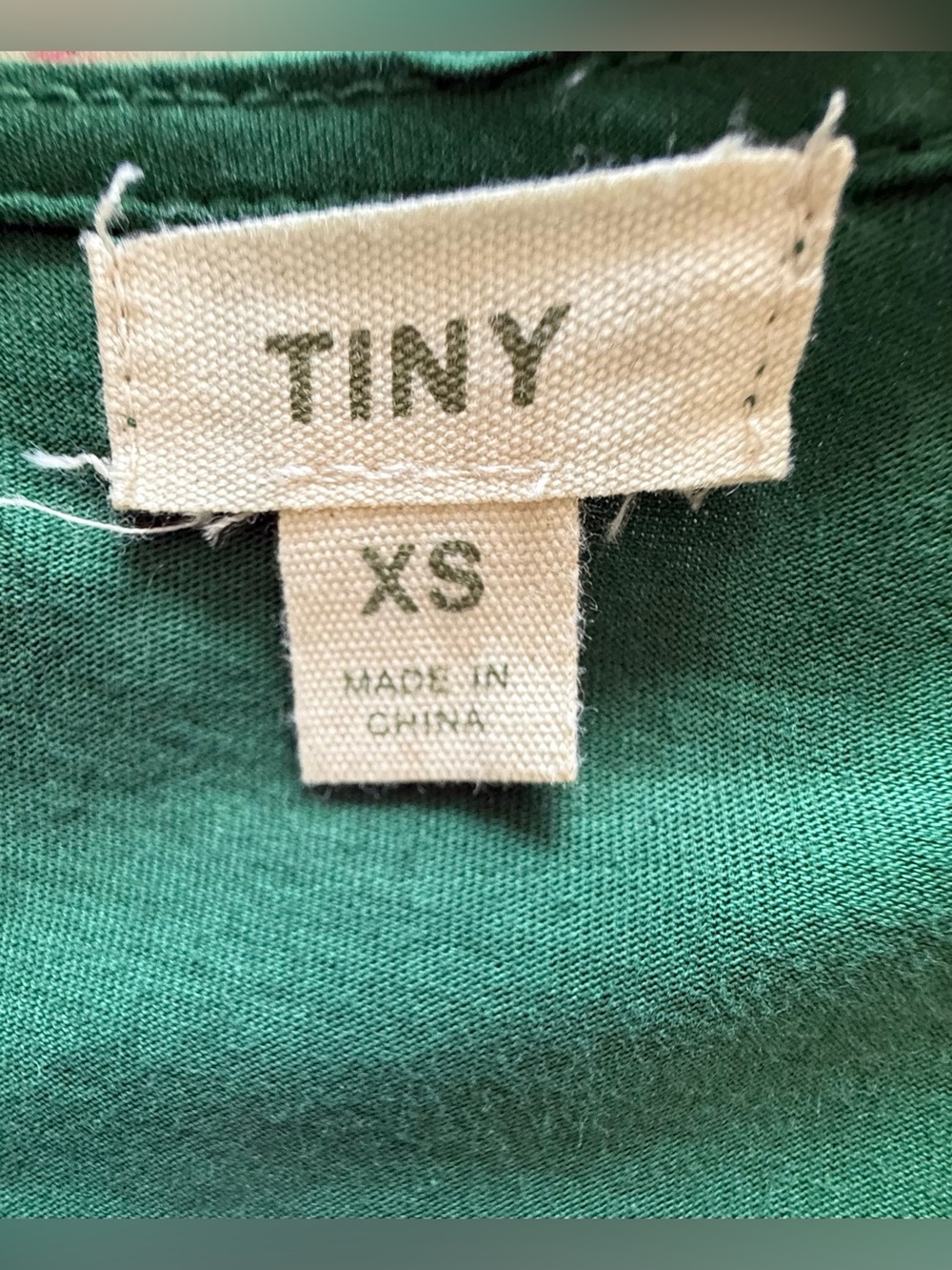 Anthropologie Tiny  Ophelia Embroidered Green Blouse Size XS EUC - Picture 11 of 11